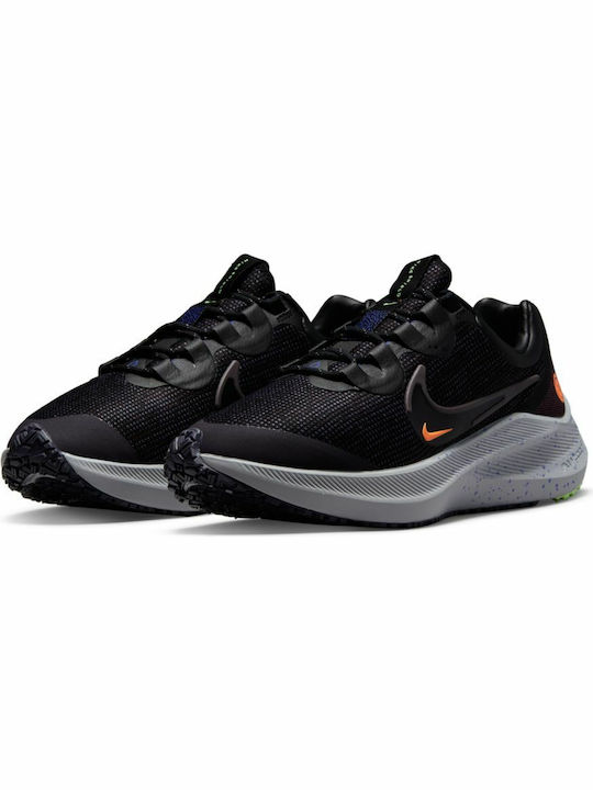 Nike Nike Zoom Winflo 8 Shield Γυναικεία Αθλητικά Παπούτσια Running Black / Violet Ore / Atomic Orange