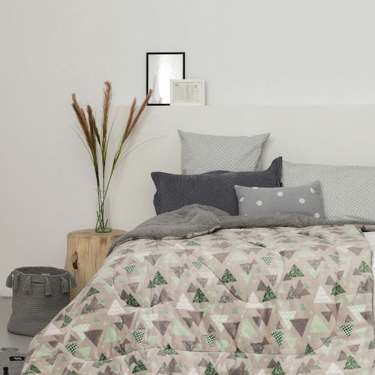 Palamaiki Duvet Cover Queen 220x240cm Blake Grey 360 GSMGsm