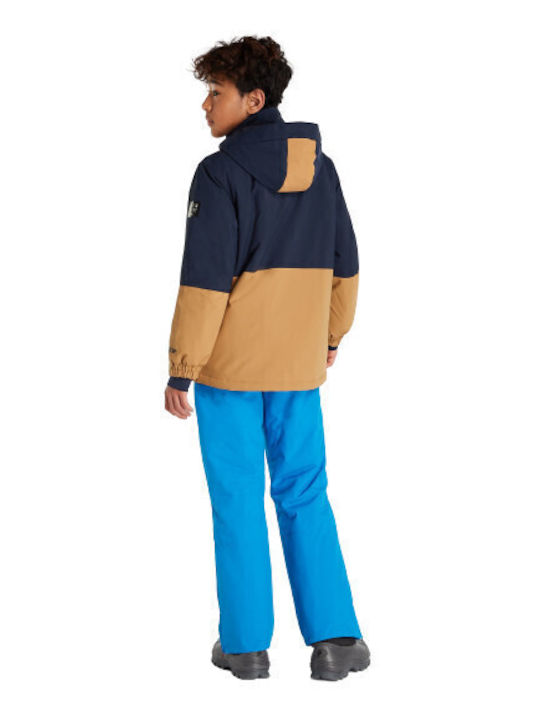 Waterproof Kids' Casual Jacket Short Windproof with Lining & Hood Multicolour
