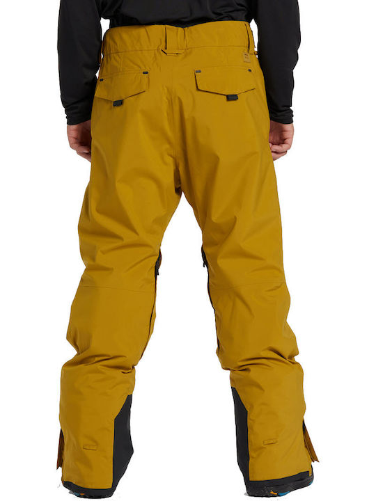 Billabong A/Div Compass 15K Insulated F6PM12BIF2-4944 Pantaloni de schi și snowboard pentru bărbați Ski & Snowboard Maro