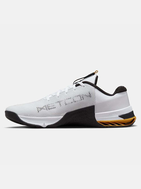 Nike Metcon 8 Ανδρικά Αθλητικά Παπούτσια για Προπόνηση & Γυμναστήριο White Gold Suede / Black / Photon Dust
