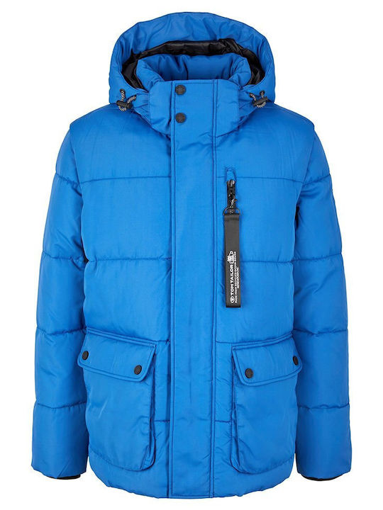 Winter Jacket Puffer Blue