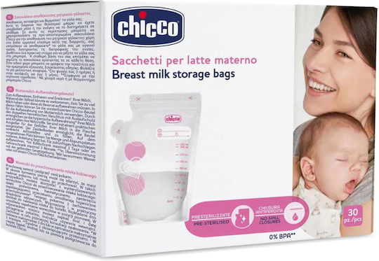 Chicco Breast Milk Storage Bags 250ml 4 Pieces