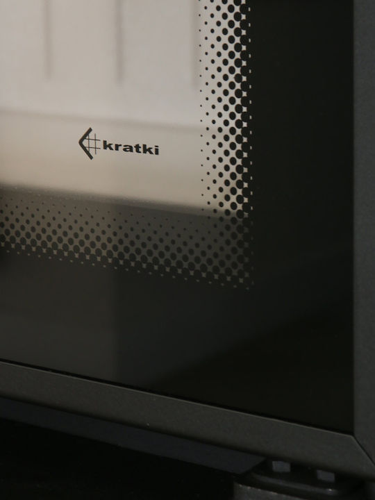 Kratki Zibi PF Black Ενεργειακό Τζάκι Ξύλου 11kW Ίσιο με Ανοιγόμενη Πόρτα