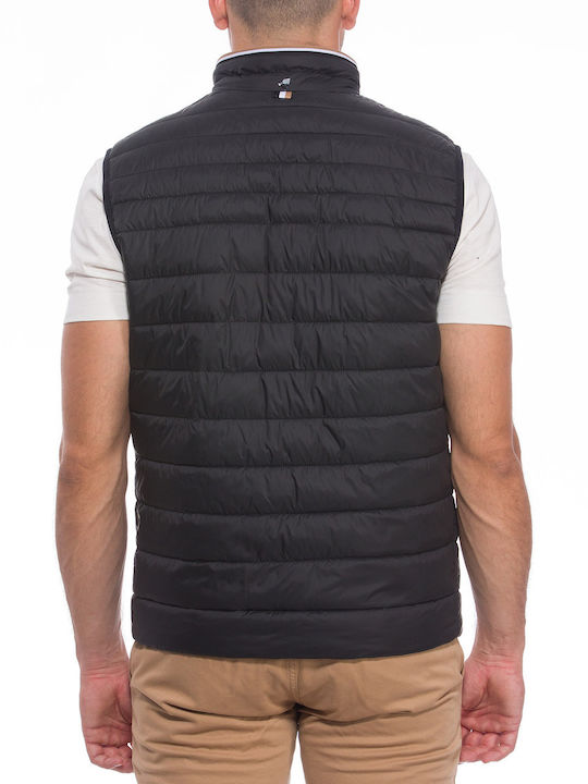Darolan Ärmellos Jacke Puffer Wasserdicht Schwarz