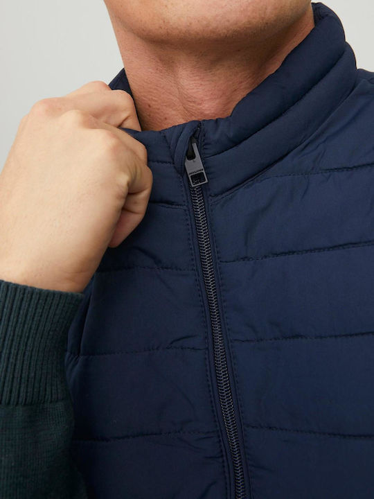 Αμάνικο Μπουφάν Puffer Αντιανεμικό Navy Μπλε