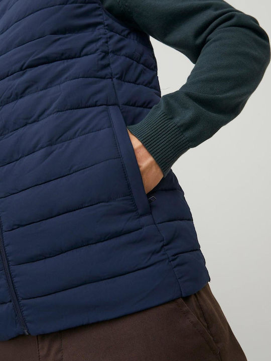 Αμάνικο Μπουφάν Puffer Αντιανεμικό Navy Μπλε