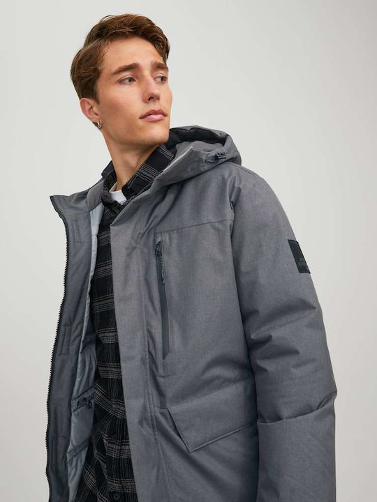 Winter Jacke Parka Grey / Asphalt