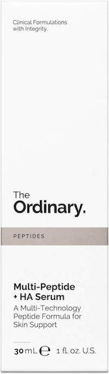 The Ordinary Multi-Peptide + HA Feuchtigkeitsspendend & Anti-Aging Serum Gesicht mit Peptide & Hyaluronsäure für Straffung 30ml