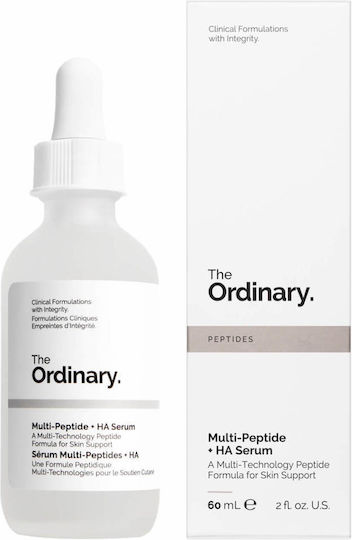 The Ordinary Multi-Peptide + HA Moisturizing & Anti-aging Serum Face with Peptides & Hyaluronic Acid for Firming 60ml