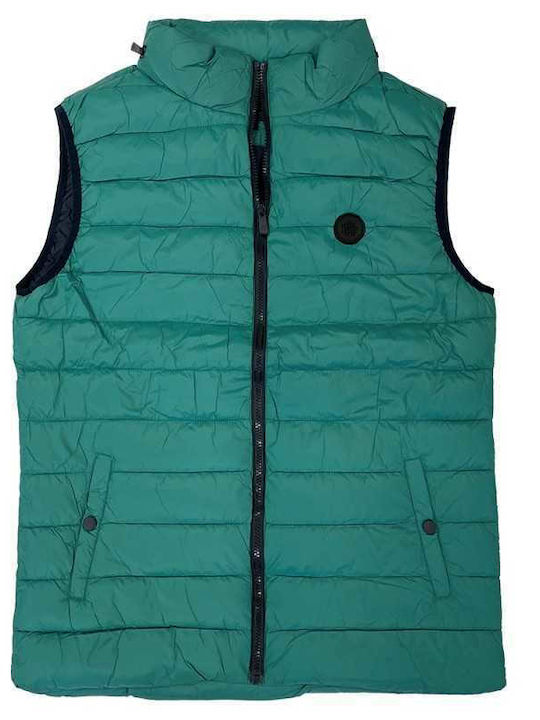 Ärmellos Jacke Puffer Grün