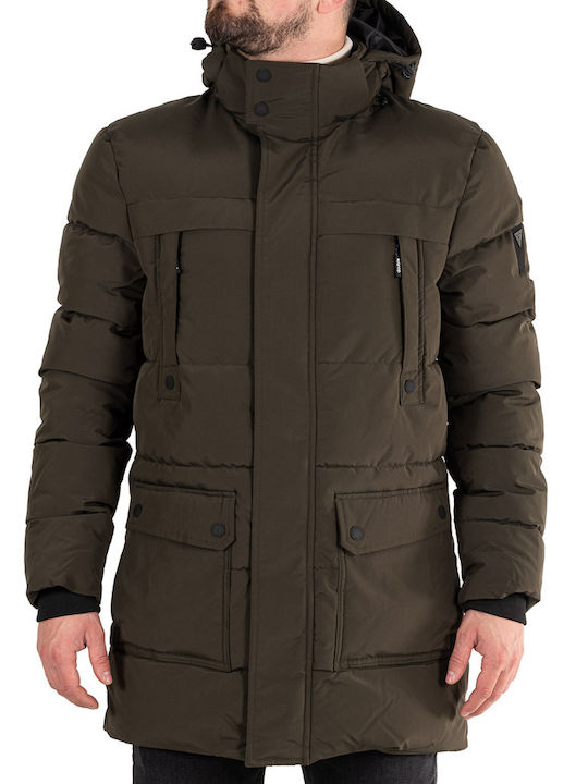 Double Winter Jacket Puffer Khaki