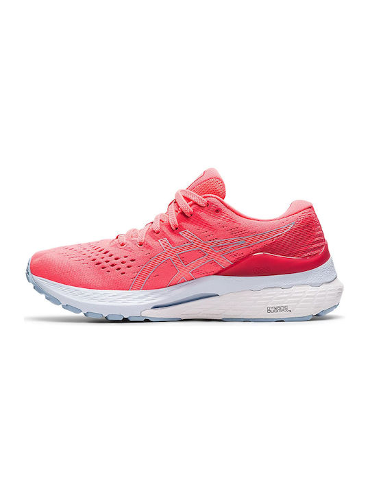 Gel-Kayano 28 Damen Sportschuhe Laufen Blazing Coral / Mist