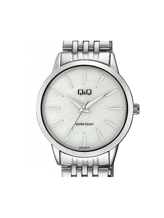 Q&Q Watch with Silver Metal Bracelet