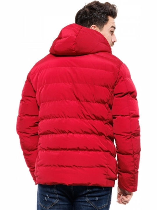 Splendid Herren Winter Jacke Lässig Rot