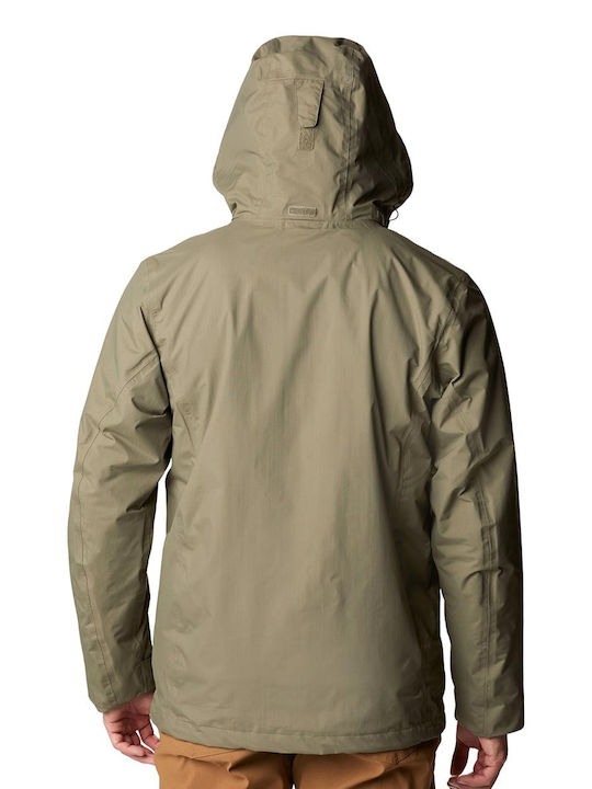 Mission Air Interchange Winter Jacke Wasserdicht und Winddicht Khaki