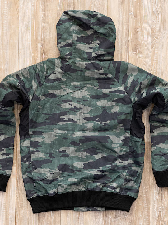 Χειμωνιάτικο Μπουφάν Bomber Αδιάβροχο Camouflage