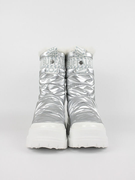 Damenstiefel Silber