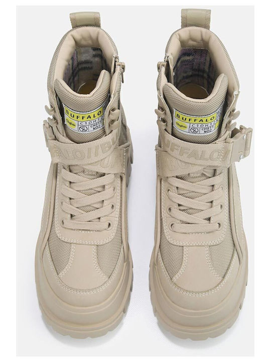 Buffalo Aspha Boots Beige