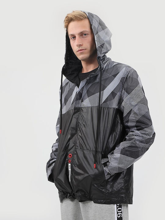 Jacke Winddicht Schwarz