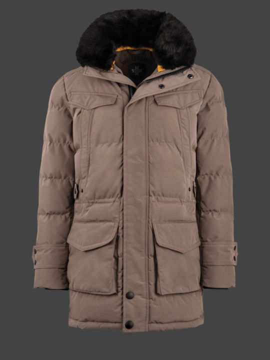 Seamaster Winter Jacke Puffer Beige