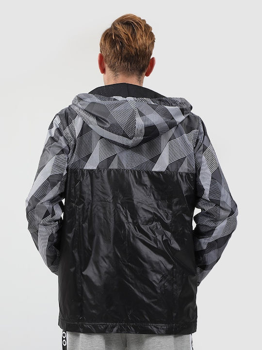 Jacke Winddicht Schwarz