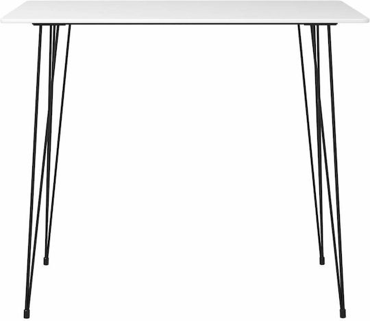 Esszimmer 5Stück White / Black 120x60cm