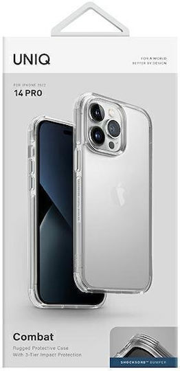 Uniq Combat Back Cover Silicone Crystal Clear (iPhone 14 Pro)