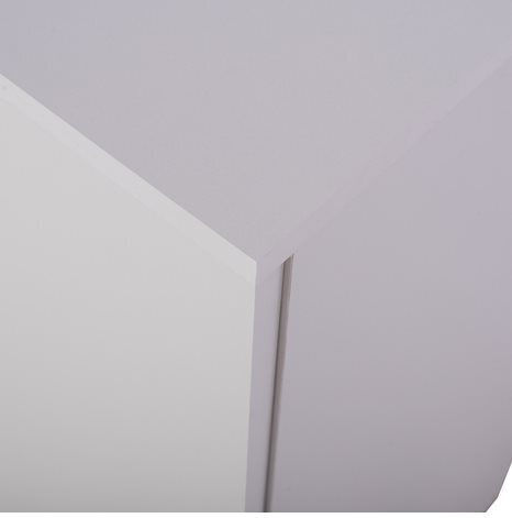Holz Schuhschrank Emerie mit 3 Regalen White L60xW40xH80cm