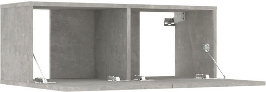 Living Room TV Unit Gray L80xW30xH30cm