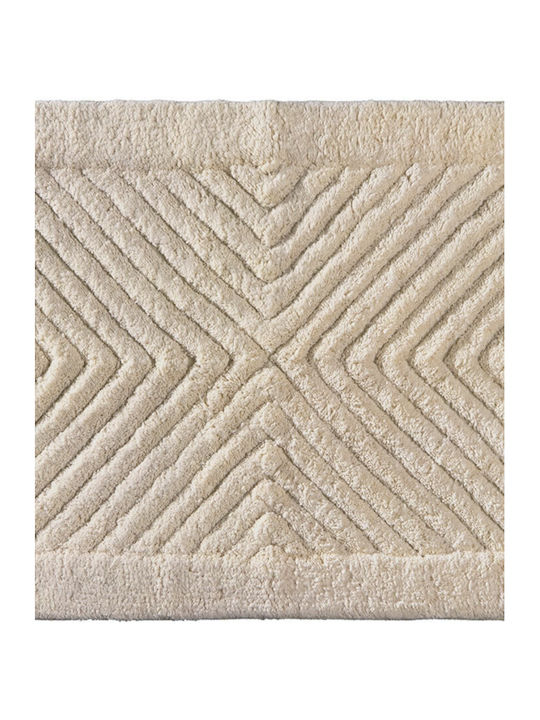 Guy Laroche Bath Mat Cotton Mozaik 1127091120039 Natural 55x85cm