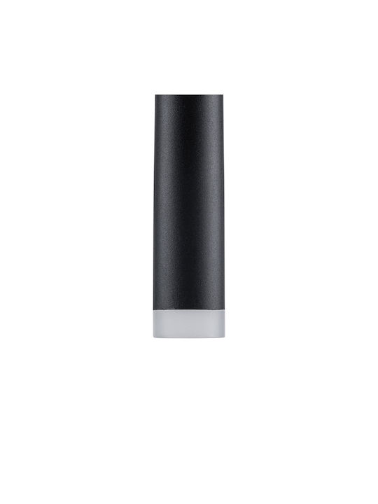 GloboStar TEARS Modern Wall Lamp with Integrated LED and Warm to Cool White Light Black 3.2x51.5cm