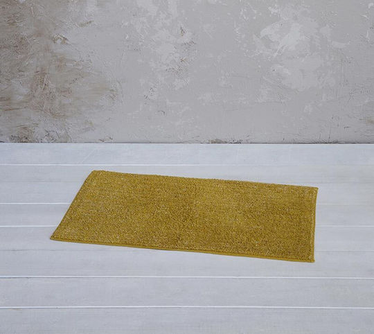 Nima Badematte Synthetisch,Polyester/Cotton/Leather Rechteckig Homey 31322 Gold 70x110cm