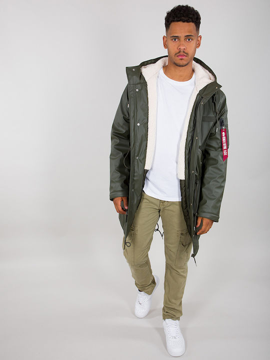 Winter Jacket Waterproof Khaki