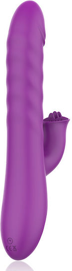 Dream Love Fun Function Zenda Thruster & Rotation Δονητής Rabbit 24.5cm Purple