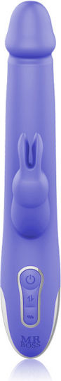 Fun Factory Mr Boss Arturo Δονητής Rabbit με Απομακρυσμένο Έλεγχο Vibrator With Rotating Beads 24cm Blue
