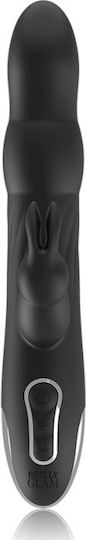 Brilly Glam Moebius Δονητής Rabbit με Απομακρυσμένο Έλεγχο Whirl Rabbit Vibrator 24cm Black