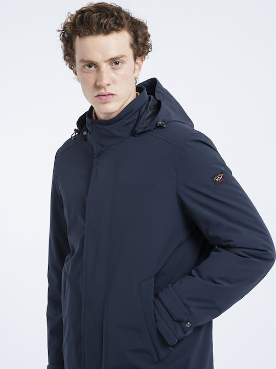 Winter Jacke Parka Marineblau