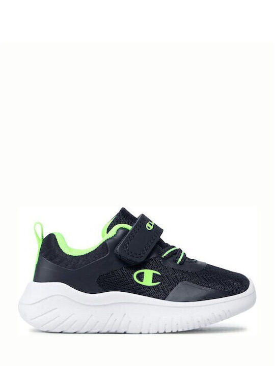 Softy Evolve B Td Kids Sports Shoes Running with Hoop & Loop Closure Navy Blue