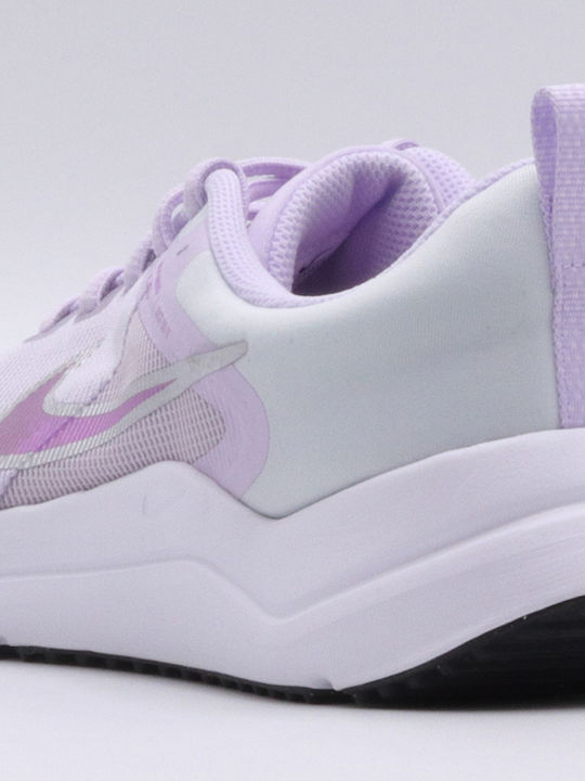Downshifter Downshifter 12 Kids Sports Shoes Running with Laces Violet Frost / Pure Platinum / Vivid Purple / Metallic Silver