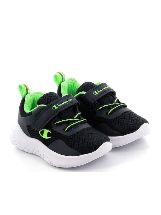 Softy Evolve B Td Kids Sports Shoes Running with Hoop & Loop Closure Navy Blue
