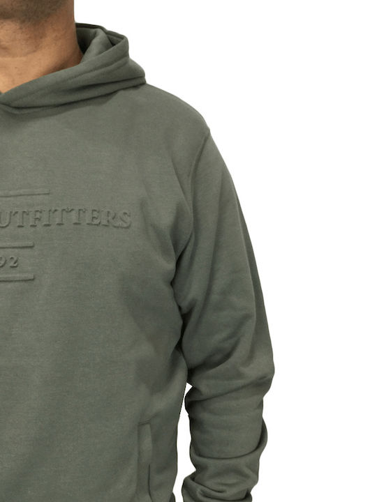 Sweatshirt with Hood Green