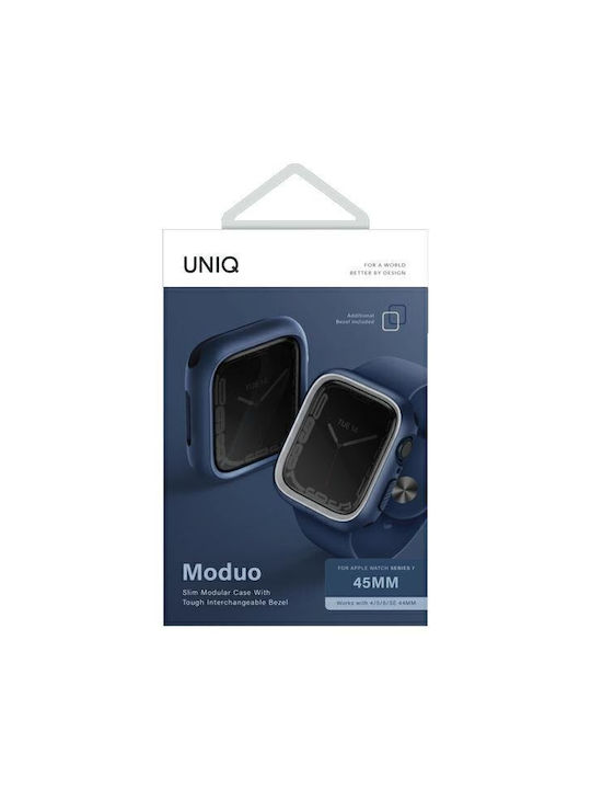 Uniq Moduo Силиконов Калъф Blue-Grey за Apple Watch 44 мм