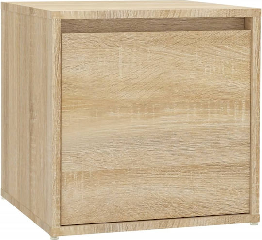 Eingangsmöbel mit Spiegel / Garderobe / Schuhschrank & Bank Sonoma Oak 80x30.5x40cm