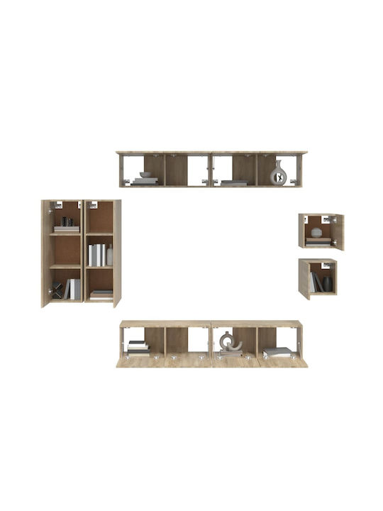 Wohnzimmer TV-Einheit Beige L80xB30xH90cm