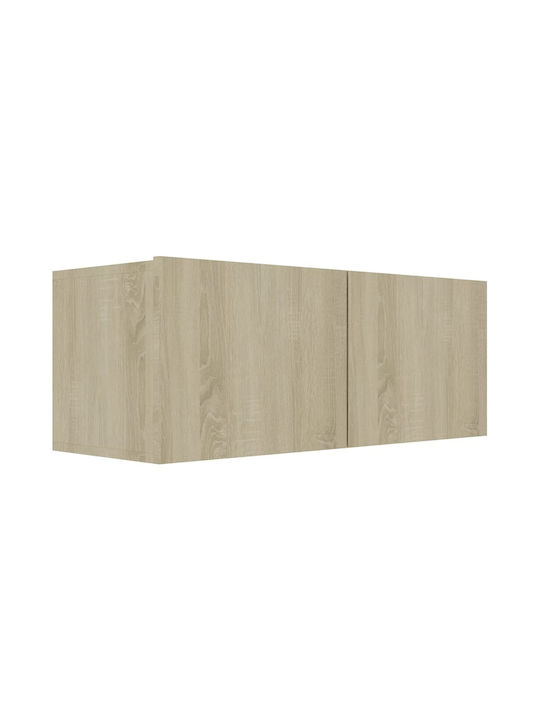 Wohnzimmer TV-Einheit Beige L80xB30xH90cm