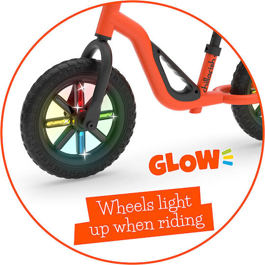 Chillafish Kids Balance Bike Charlie Glow Orange
