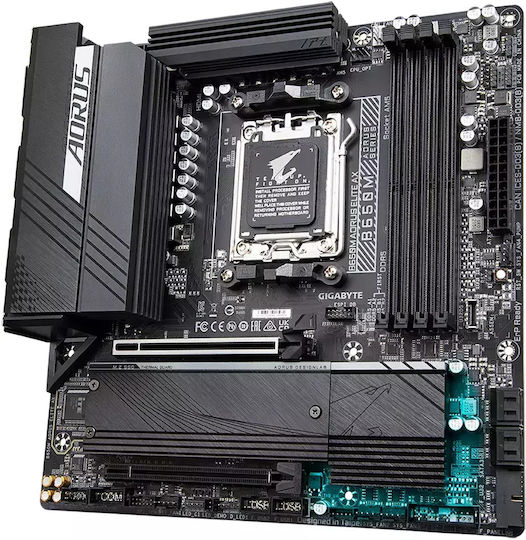 Gigabyte B650M Aorus Elite AX rev. 1.x Wi-Fi Mainboard Micro ATX mit AMD AM5 Sockel
