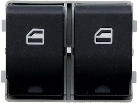 NTY Car Window Switch for Seat Cordoba / Ibiza Volkswagen Fox / Polo Black