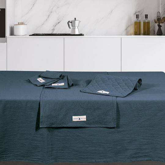 Greenwich Polo Club Tablecloth Cotton 2643 Blue 140x240cm